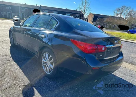 2015 Infiniti Q50 Base z USA, uszkodzony, nr VIN JN1BV7AR0FM402394